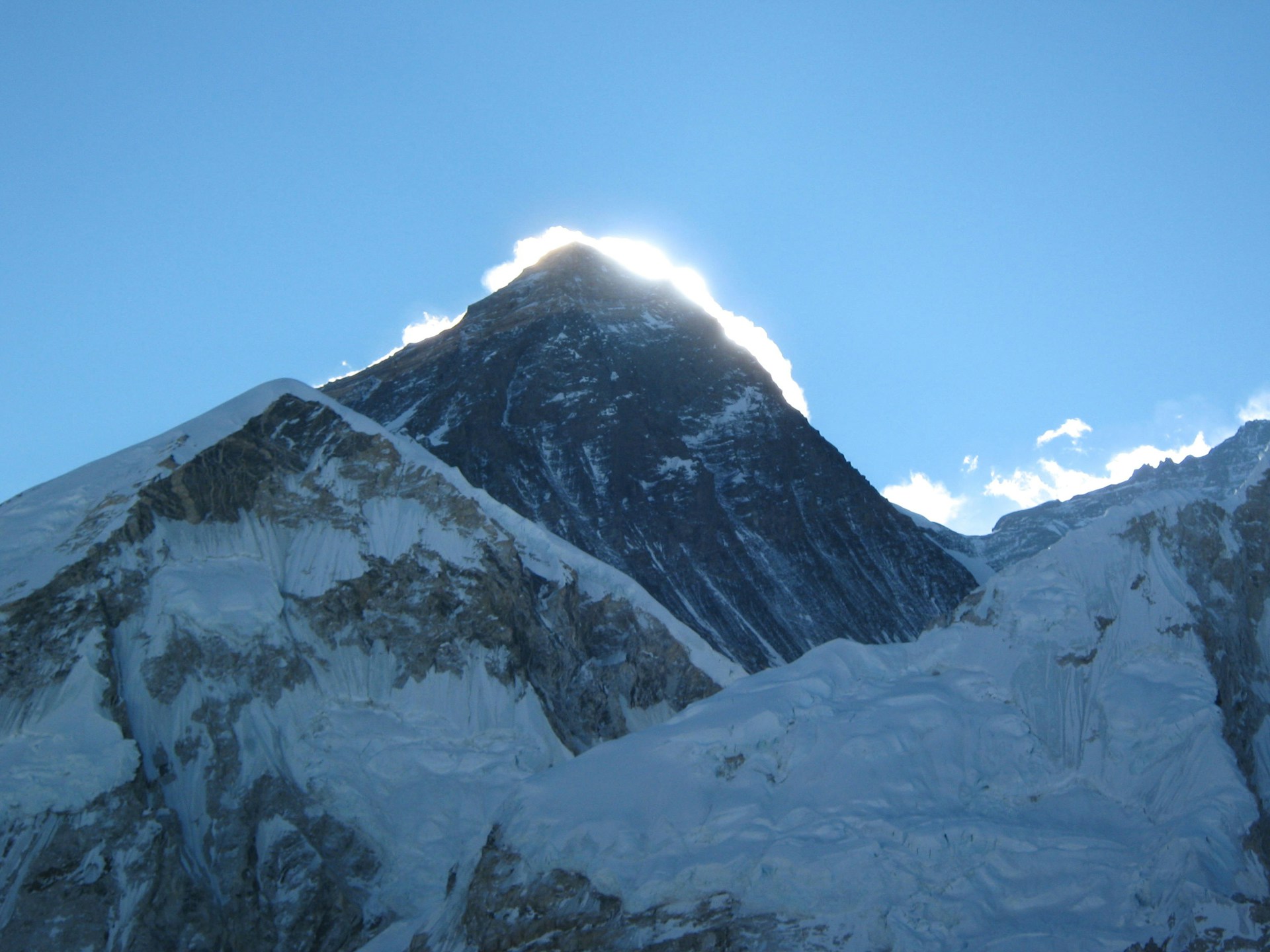 Beyond Everest Base Camp: Witnessing the First Light Over Himalayan Peaks