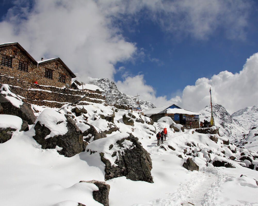 Serene Landscapes on Helambu Circuit Trek: Lush Valleys and Mountain Vistas